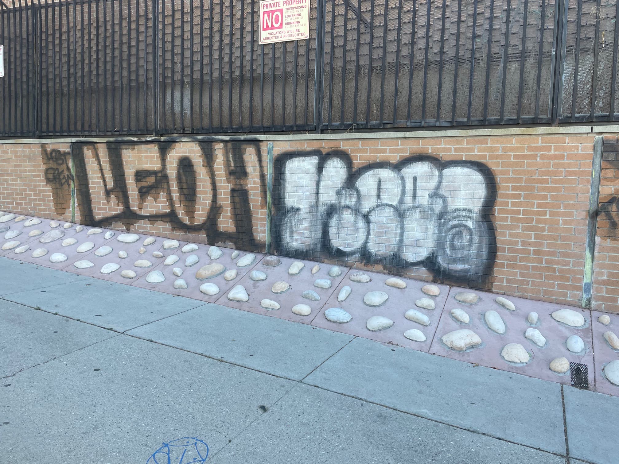 Rapid Response Graffiti Removal - Before