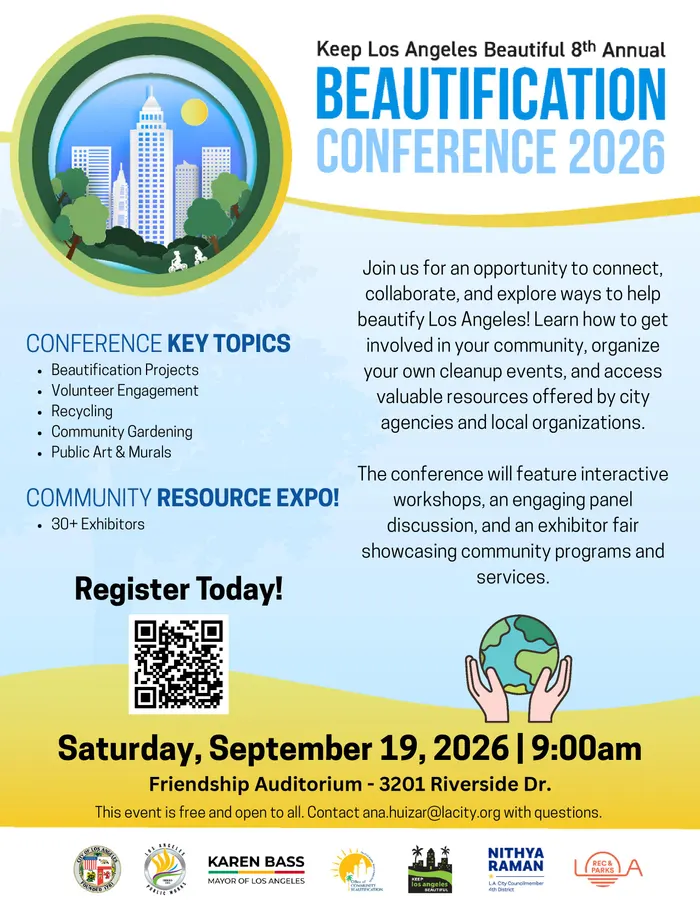 Keep Los Angeles Beautiful flyer - English